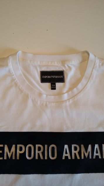 T shirt EMPORIO ARMANI Bambino Bianco