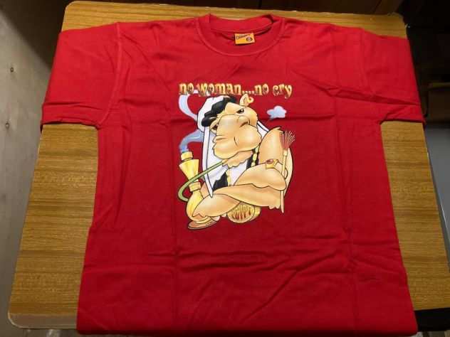 T-shirt o maglia Egiziana rossa con stampa taglia M nuova