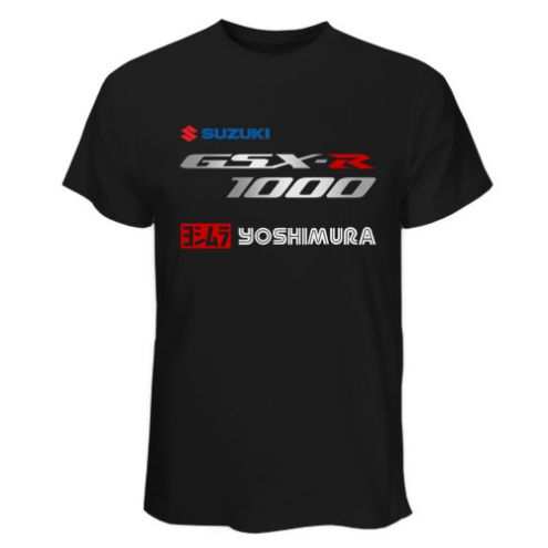 T-SHIRT SUZUKI GSX-R 600 750 1000 YOSHIMURA MOTO GP VARI COLORI S-XXXL FELPA E POLO