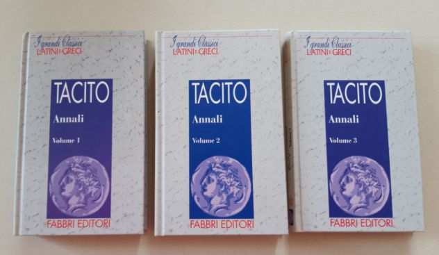 TACITO - Annali Vol. 1 , 2 amp 3