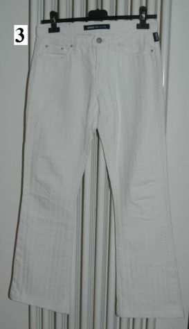 Taglia 26 (ita 40), Versace pantaloni colore bianco