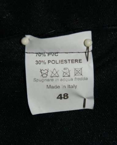 Tailleur donna in pelle ecologica 48