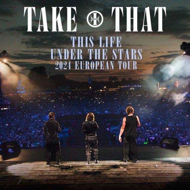 Take That - Bologna 2024 - il 11 luglio 2024 - partenza da MILANO STAZIONE CENTRALE