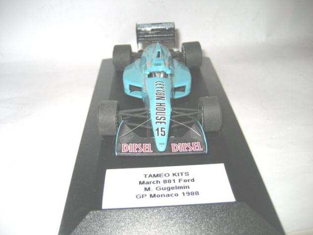 Tameo Kits - 143 - Leyton House March 881 Judd Mauricio Gugelmin GP Monaco 1988 - Kit Assemblato
