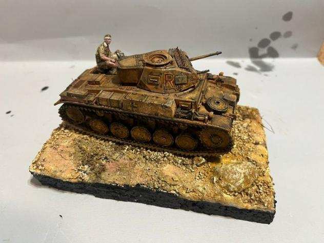 Tamiya - Diorama Diorama con Tank Panzer 3 in Cirenaica 135 - 1940-1950 - Giappone