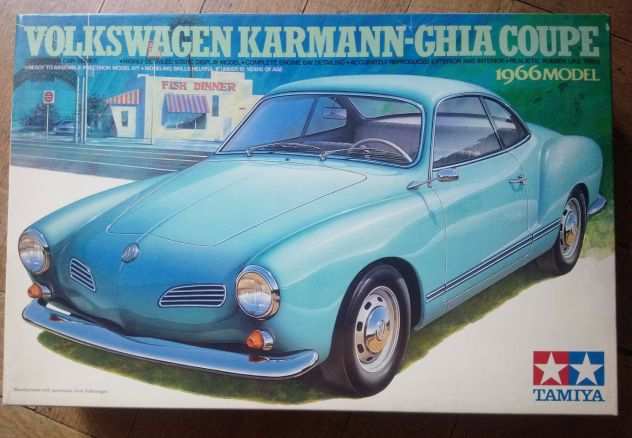 Tamiya VW Karmann Ghia coupeacute 66 , scala 124 (LEGGERE BENE TESTO)