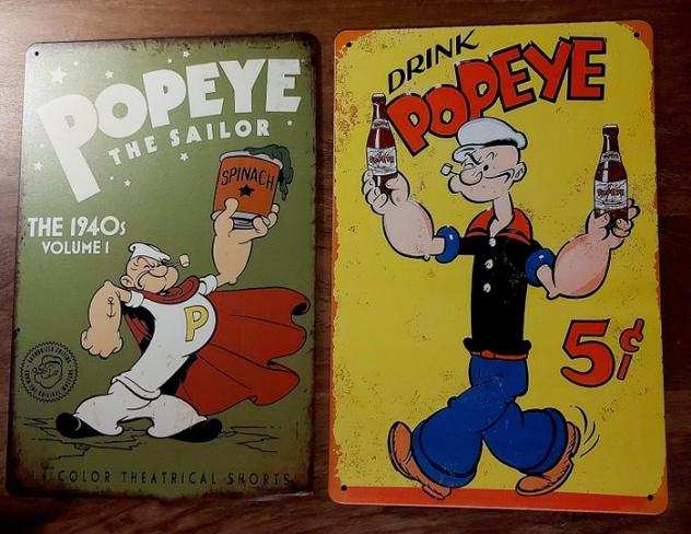 Targa (2) - Popeye - Comic Covers - Metal