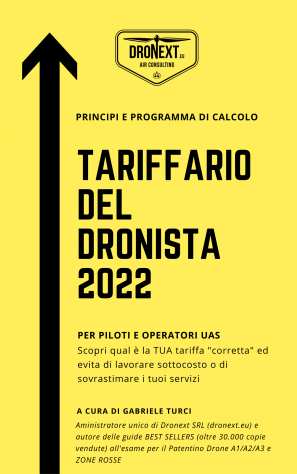TARIFFARIO DEL DRONISTA 2022 COMPENDIO  FOGLIO DI CALCOLO