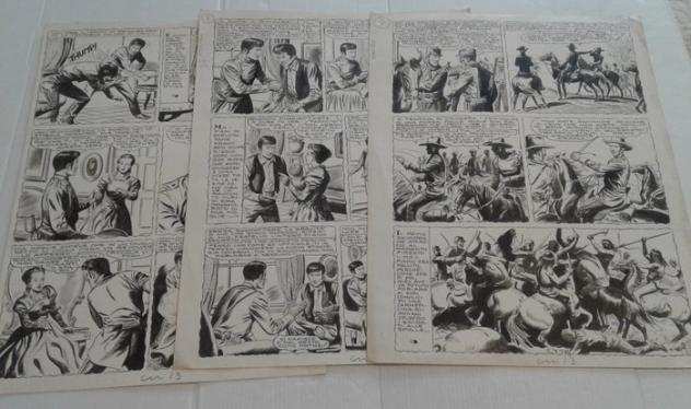 Tarquinio, Sergio 3x Original pages quotRay Foxquot - (1954)