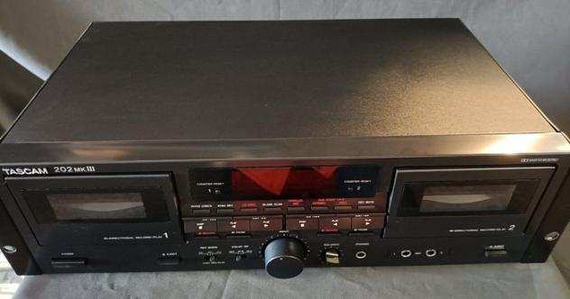 Tascam - 202 MK III in Flightcase - Registratore ndash lettore di cassette