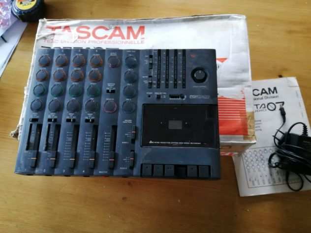 TASCAM PORTA 07 MINISTUDIO MIXER A CASSETTE 4 TRACCE REGISTRATORE RICAMBIO E RIP