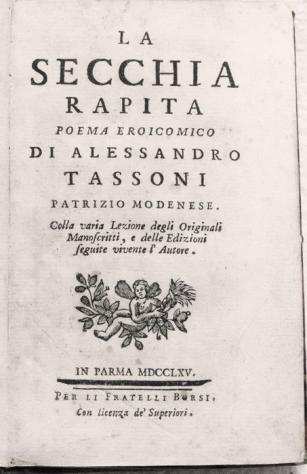 Tassoni - La secchia rapita - 1765