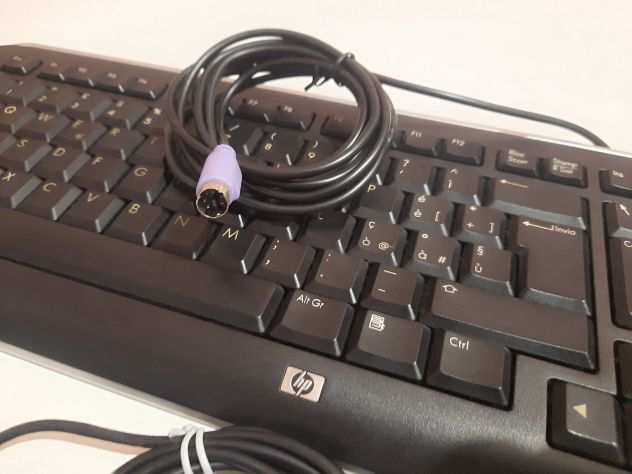 Tastiera e mouse HP con filo e attacco PS2