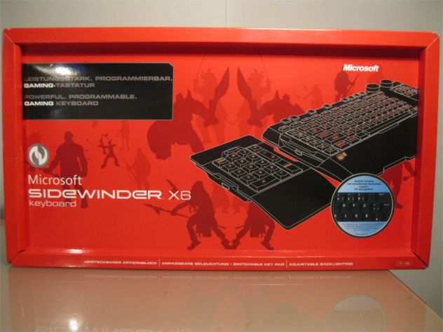 Tastiera Microsoft Sidewinder X6 NUOVA (SIGILLATA)