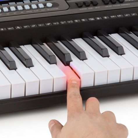 Tastiera Pianoforte Digitale 61 Tasti retroilluminati Schubert Etude 450 LED