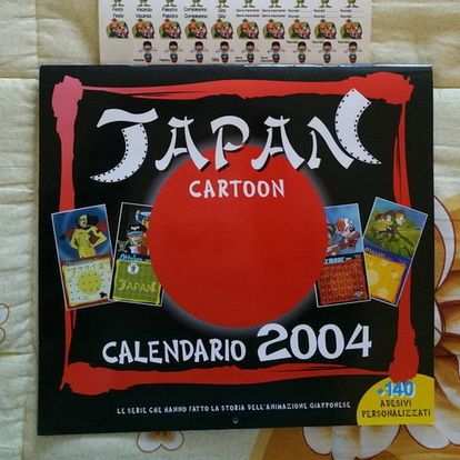 Tatsunoko calendario 2004 Japan CARTOON
