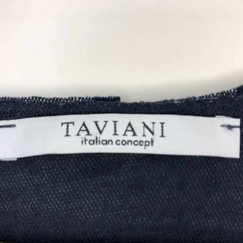Taviani Italian Concept T-Shirt Fantasia Nero e Grigio Donna