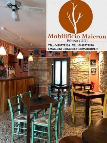 Tavoli e Sedie Fermo Per Arredamento Bar Ristorante Pizzerie Pub cod 0245