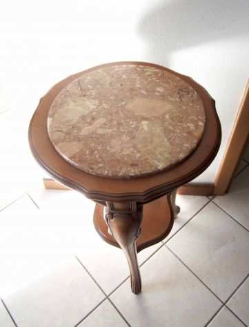 Tavolino legno tornito