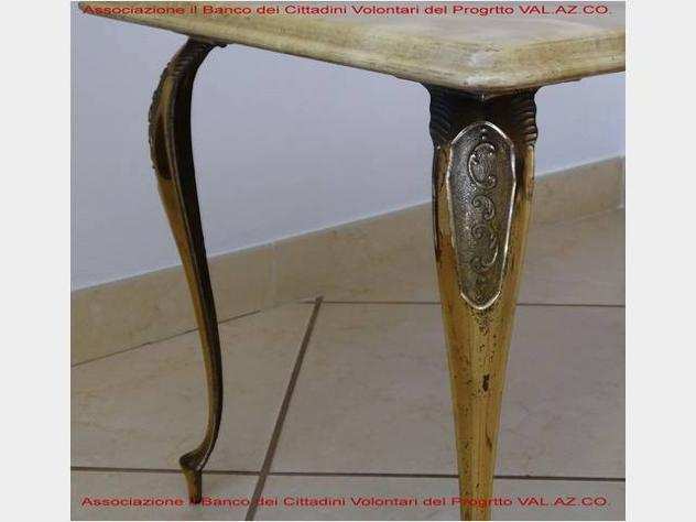 Tavolino vintage, simil-alabastro