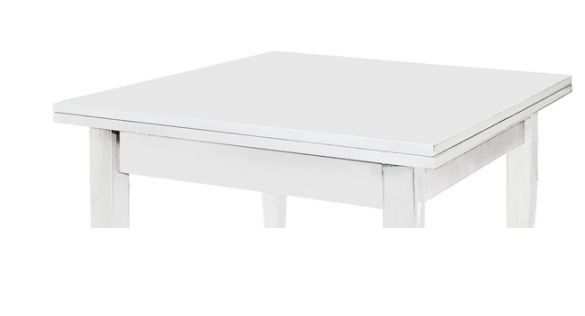 tavolo allungabile bianco opaco