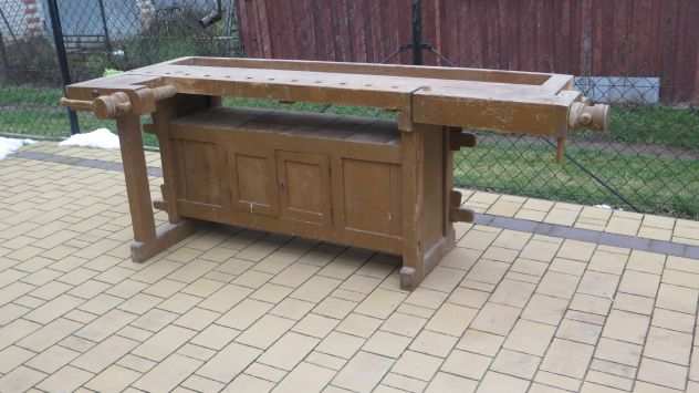 TAVOLO BANCO DA FALEGNAME 190x75 CM MORSE LEGNO