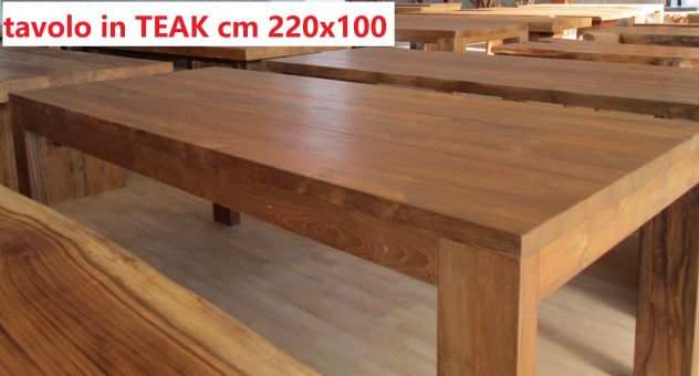 Tavolo in legno TEAK 2.2 mt