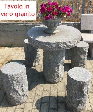 Tavolo in vero pietra granito