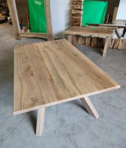 Tavolo legno noce 100 naturale