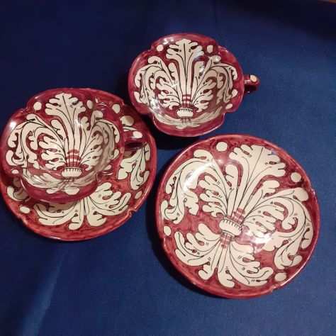 Tazzine in ceramica da collezione S.C.O Orvieto