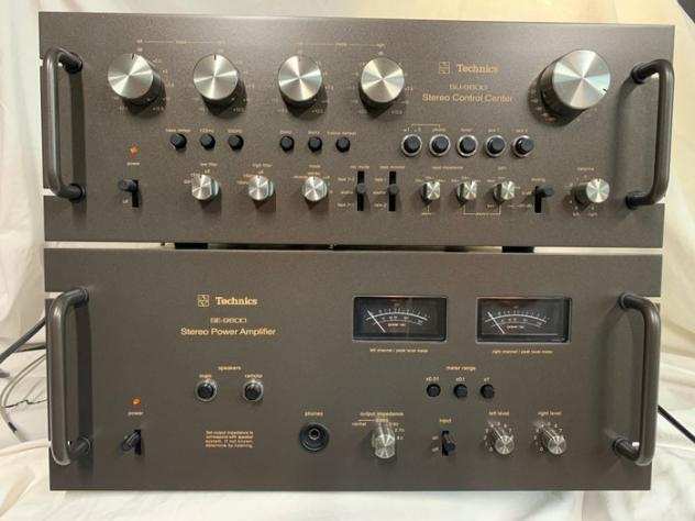 Technics - SE-9600 Stereo power amplifier, SU-9600 Stereo control center - Set stereo