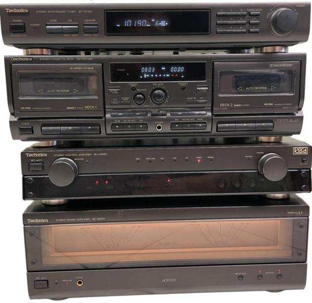 Technics - SE-A909S- SU-C909U - RS-TR575M2 - ST-GT350 - Modelli vari - Amplificatore principale, Preamplificatore, Registratore a Cassette, Sintonizza