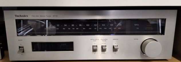 Technics ST-S1 Z1 tuner analogici AM-FM stereo, grigio e nero