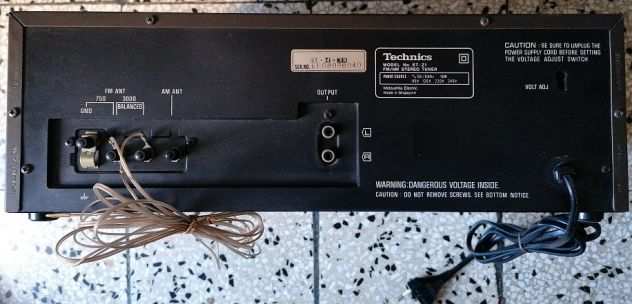 Technics ST-Z1 tuner analogico AM-FM stereo nero