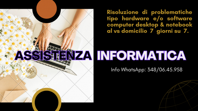 Tecnico informatico risoluzioni problemi a domicilio