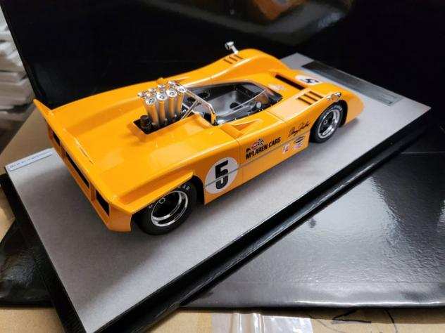 Tecnomodel 118 - 1 - Modellino di auto da corsa - McLaren M8F Can-Am Road America 1968 WINNER Dennis Hulme - TM18-252B