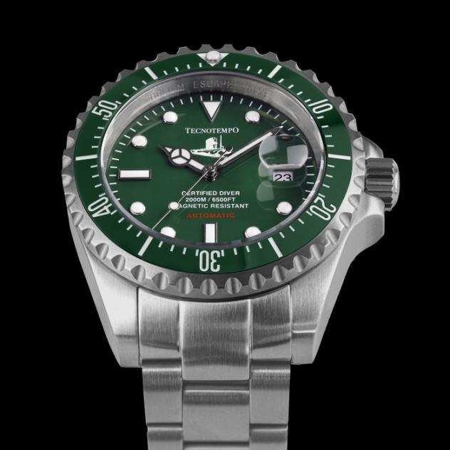 Tecnotemporeg - Automatic Diver 2000M quotSubmarinequot - - Limited Edition - TT.2000.SV2 (Green dial) - Uomo - 2011-presente