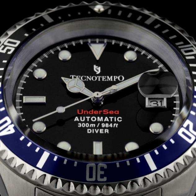 Tecnotemporeg - quotNO RESERVE PRICEquot Automatic Diver 300M quotUnderSeaquot - TT.300US.NB (BlackBlue) - Uomo - 2023