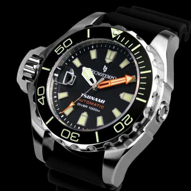 Tecnotemporeg - quotNO RESERVE PRICEquot Automatic Professional Diver 1000M quotTsunamiquot - Limited Edition - - Uomo - 2011-presente