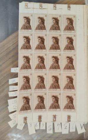 Tedeschi , poste vaticane 19632000 - Francobolli tedeschi piugrave poste fogli di francobolli poste vaticane
