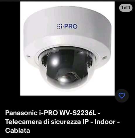 Telecamera Sicurezza IP Panasonic IPro