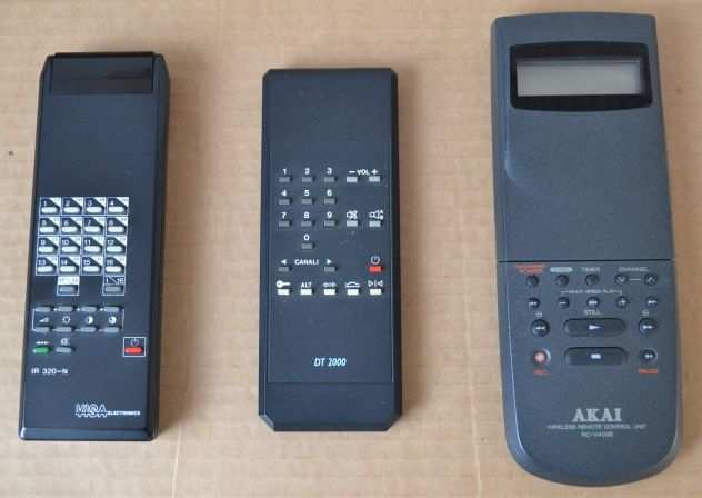 Telecomando TV videoregistratore VHS decoder