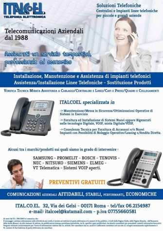 Telefonia Aziendale, Centralini VOIP, Manutenzione, Assistenza, Vendita