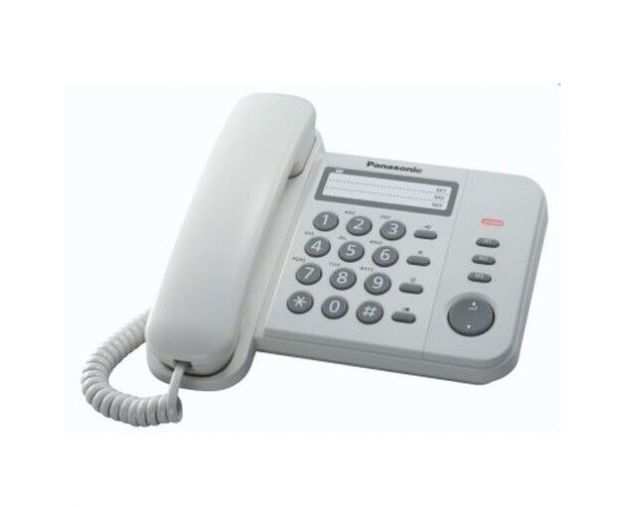 TELEFONO A FILO PANASONIC KX-TS520EX1W nuovo (ns. rif. 200223005).