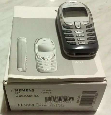 Telefono cellulare Siemens A57 con scatola e libretto distruzioni come nuovo