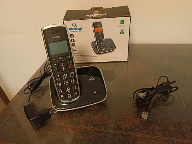 TELEFONO CORDLESS BRONDI ldquoBRAVO GOLDrdquo