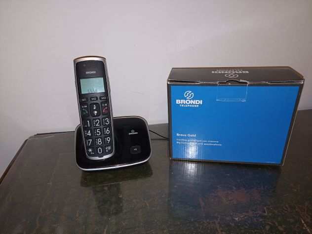 TELEFONO CORDLESS BRONDI ldquoBRAVO GOLDrdquo