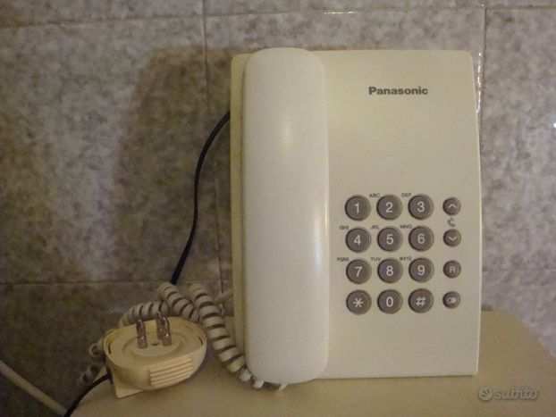Telefono Fisso Panasonic KX-TS500EXW Vintage
