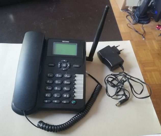 Telefono GSM da tavolo utilizzabile con SIM NEO3000