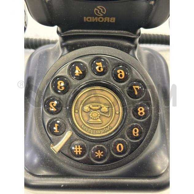 Telefono nero brondi t vintage